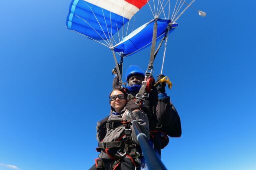 Saut en Parachute Tandem - Billet Jeune Multi-Zones