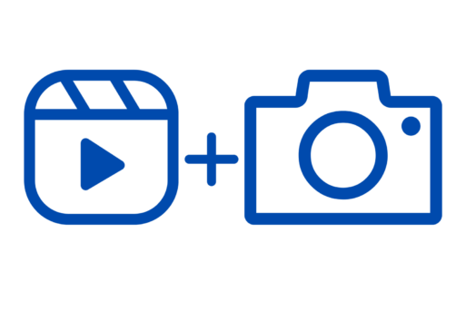 Option vidéo et photos